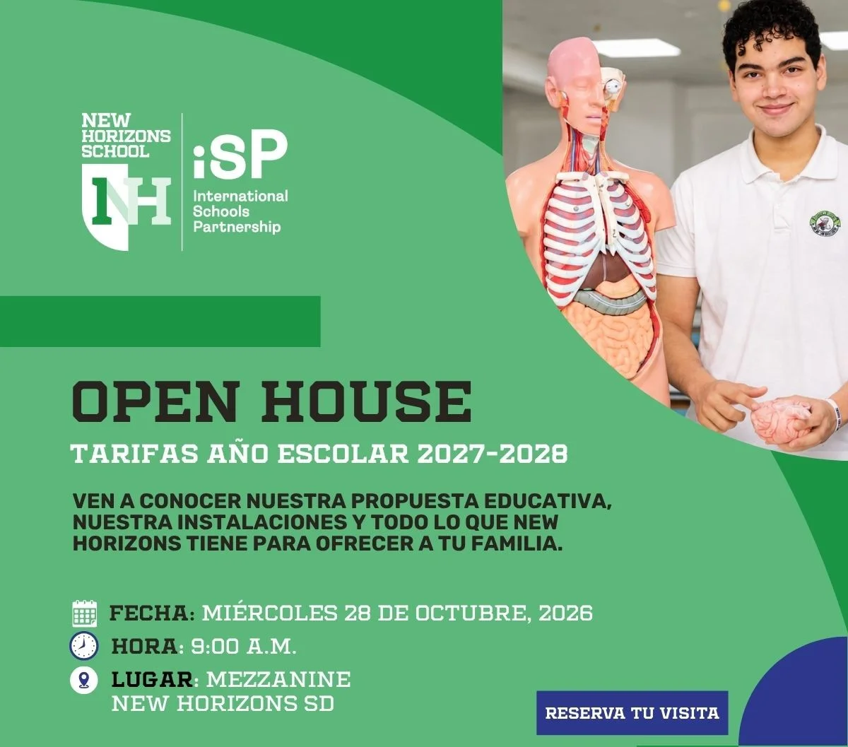 Open House - Año escolar 2027-2028